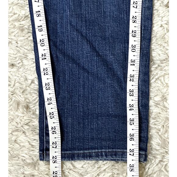 Eileen Fisher Women Sz 16 Denim Straight Leg Blue Jeans Medium Wash Casual Fall - Picture 5 of 9